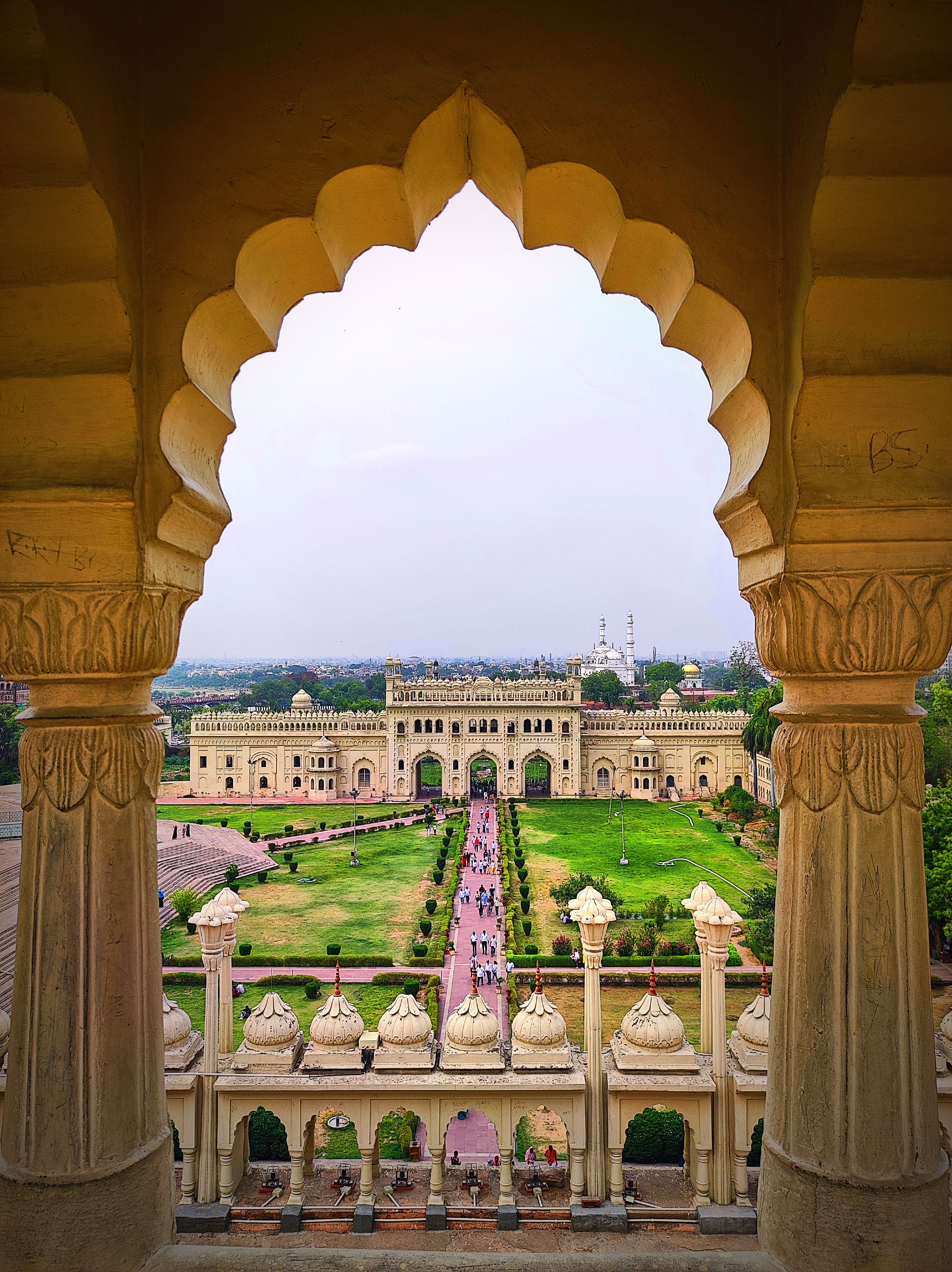 Ornate archways of the Bara Imambara