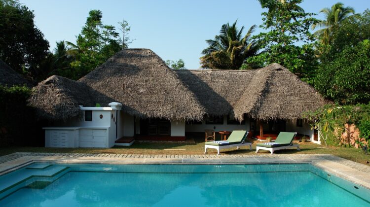 Pool villa cottage at Marari