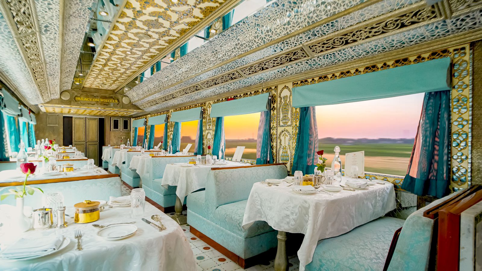 The classic luxury train Palace on Wheels