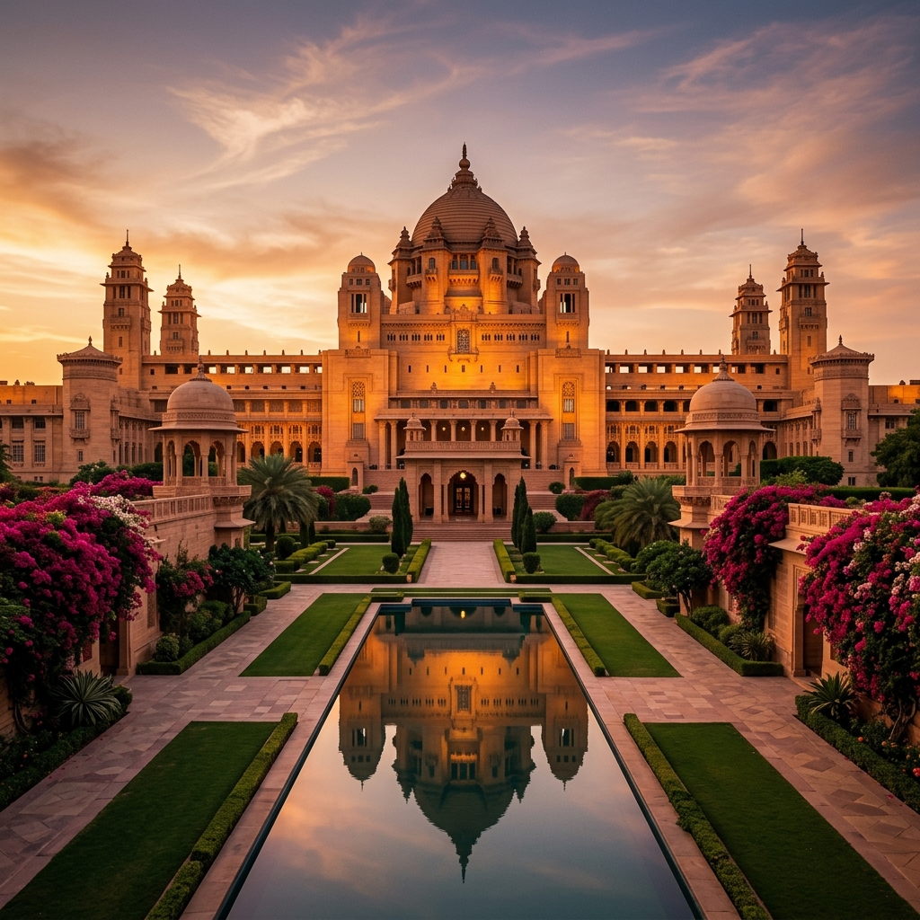 Rajasthan palace gardens