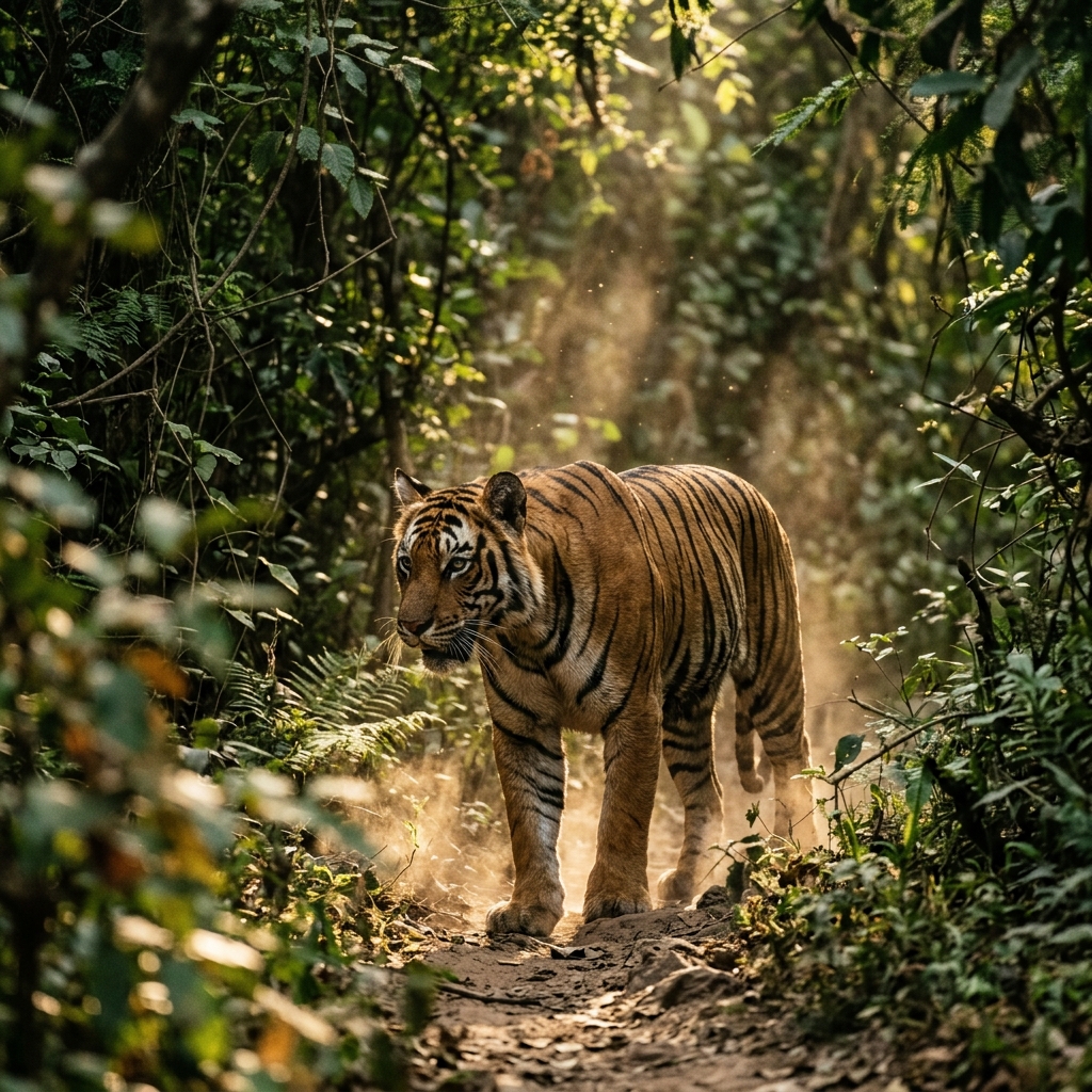 Bengal tiger in forest